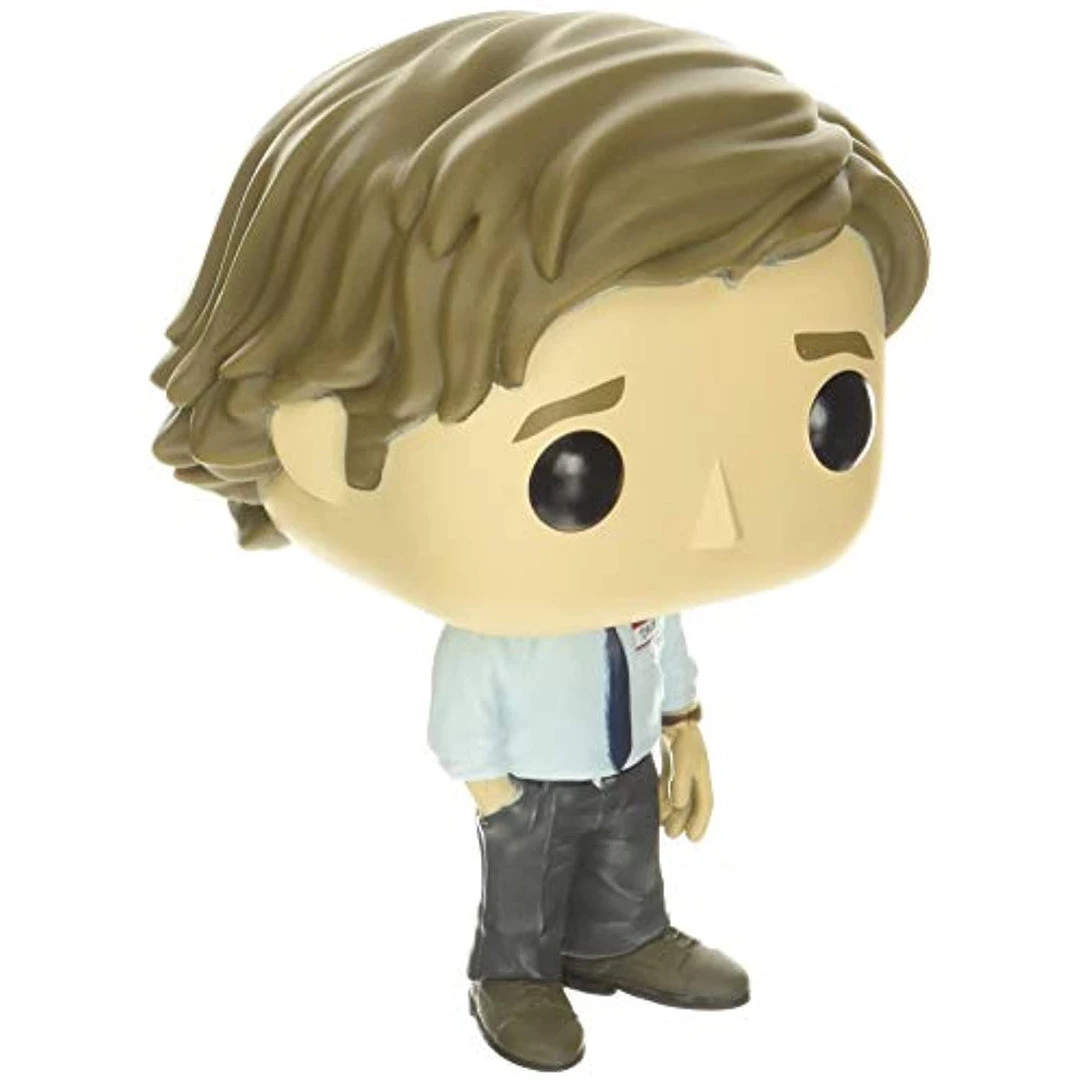 Funko POP! TV: The Office JIM HALPERT NBC Figure #870 W/ Protector 3 Funko POP! TV: The Office JIM HALPERT NBC Figure #870 W/ Protector