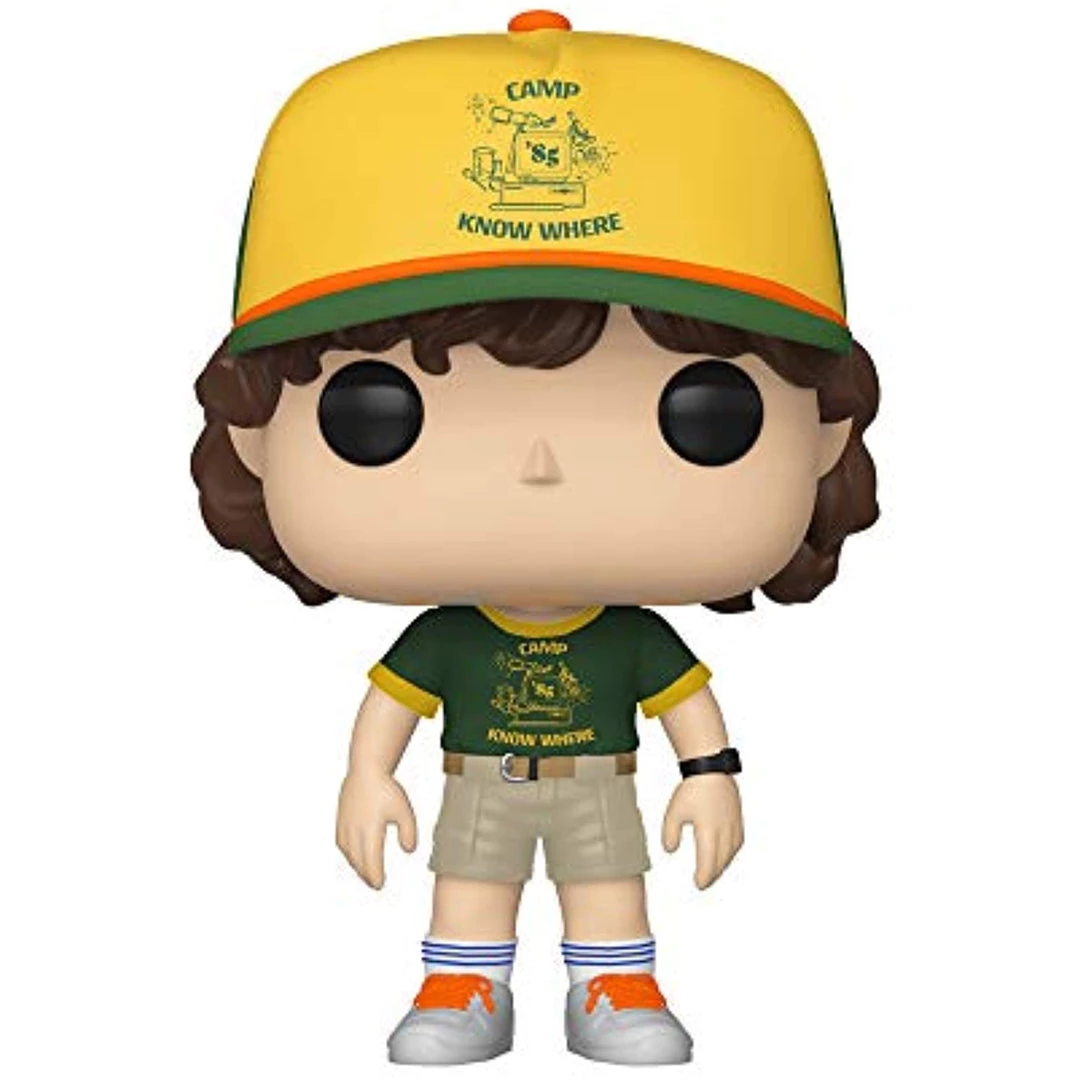 Funko POP! TV: Stranger Things DUSTIN At Camp Figure #804 W/ Protector 6 Funko POP! TV: Stranger Things DUSTIN At Camp Figure #804 W/ Protector