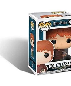 Funko POP! Harry Potter RON WEASLEY With Scabbers Figure #44 W/ Protector