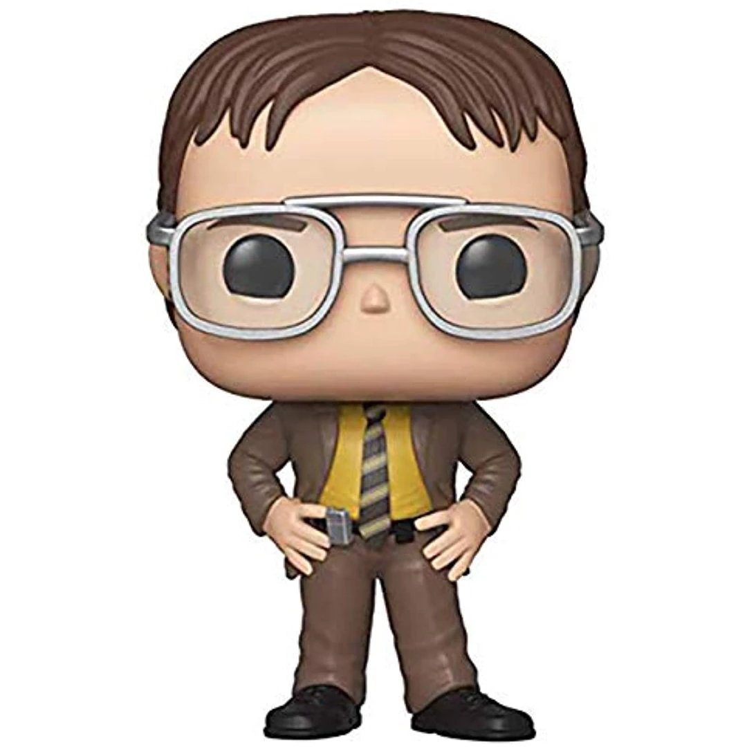 Funko POP! TV The Office DWIGHT SCHRUTE Figure #871 W/ Protector 3 Funko POP! TV The Office DWIGHT SCHRUTE Figure #871 W/ Protector