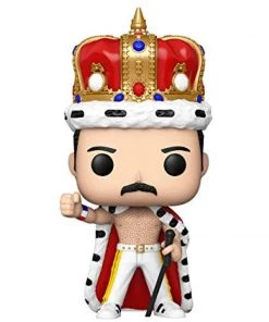 Funko Pop! Rocks: Freddie Mercury King Figure W/ Protector Playsets & Toys