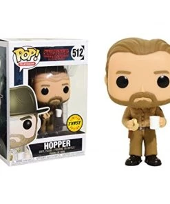 Toystops Funko POP! TV: Stranger Things JIM HOPPER CHASE Figure #512 W/ Protector