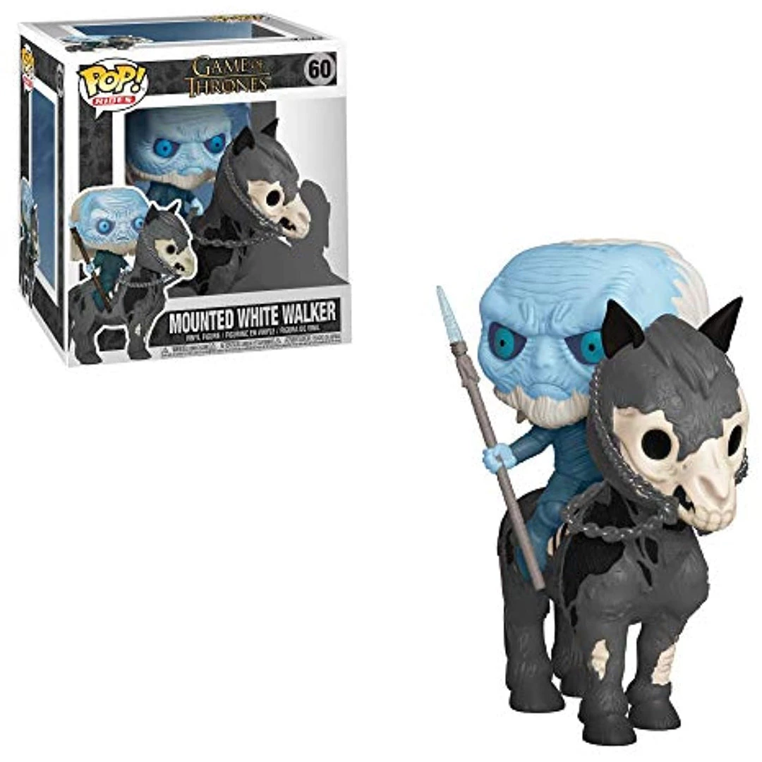 Funko Pop! Mounted White Walker Game Of Thrones HBO Pop Season 8 IN STOCK 4 Funko Pop! Mounted White Walker Game Of Thrones HBO Pop Season 8 IN STOCK