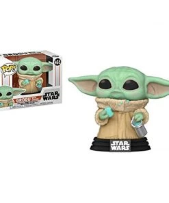 POP Funko Star Wars: The Mandalorian - The Child, Grogu With Cookie W/Protector 8 POP Funko Star Wars: The Mandalorian - The Child, Grogu With Cookie W/Protector