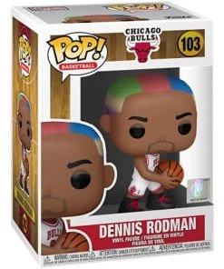 Funko POP NBA - Legends - Dennis Rodman (Bulls Home) Figure W/ Protector IN STOCK Sports