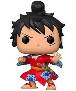 Funko Pop! Animation: One Piece - Luffy In Kimono Figure W/ Protector