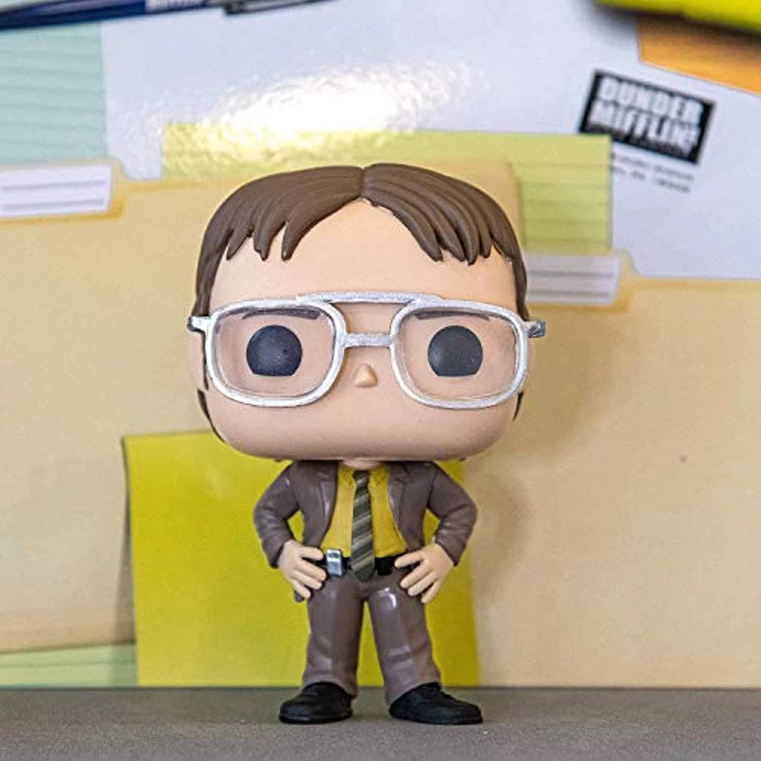 Funko POP! TV The Office DWIGHT SCHRUTE Figure #871 W/ Protector 5 Funko POP! TV The Office DWIGHT SCHRUTE Figure #871 W/ Protector