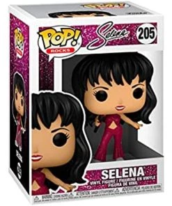 Funko Pop! Rocks: Selena (Burgundy Outfit) Figure W/ Protector 8 Funko Pop! Rocks: Selena (Burgundy Outfit) Figure W/ Protector