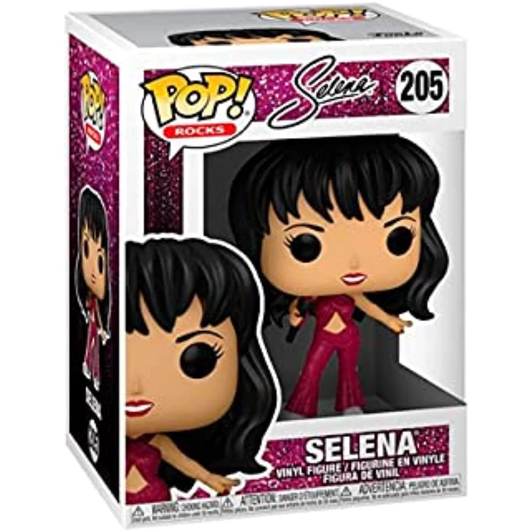 Funko Pop! Rocks: Selena (Burgundy Outfit) Figure W/ Protector 5 Funko Pop! Rocks: Selena (Burgundy Outfit) Figure W/ Protector