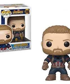 Playsets & Toys Funko POP! Marvel: Avengers Infinity War - Captain America Figure W/ Protector