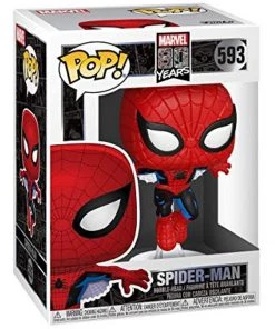 Funko Pop! Marvel 80th - First Appearance Spiderman Figure W/ Protector Playsets & Toys