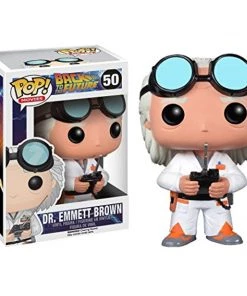 Funko POP! Movies: Back To The Future DR. EMMETT BROWN Figure #50 W/ Protector