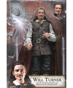 NECA Pirates Of The Caribbean Will Turner Action Figure, Series 1 Action Figures