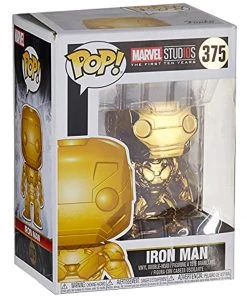 Funko Pop Marvel Studio 10th Anniversary Gold Chrome Iron Man 375