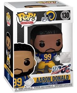 Toystops Funko POP! NFL Los Angeles Rams AARON DONALD #130 Figure W/ Protector