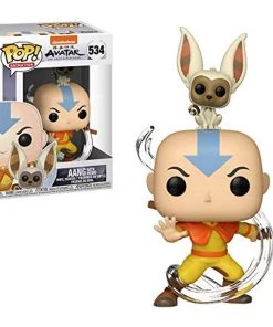 Funko POP! Animation: Avatar AANG With MOMO Figure #534 W/ Protector