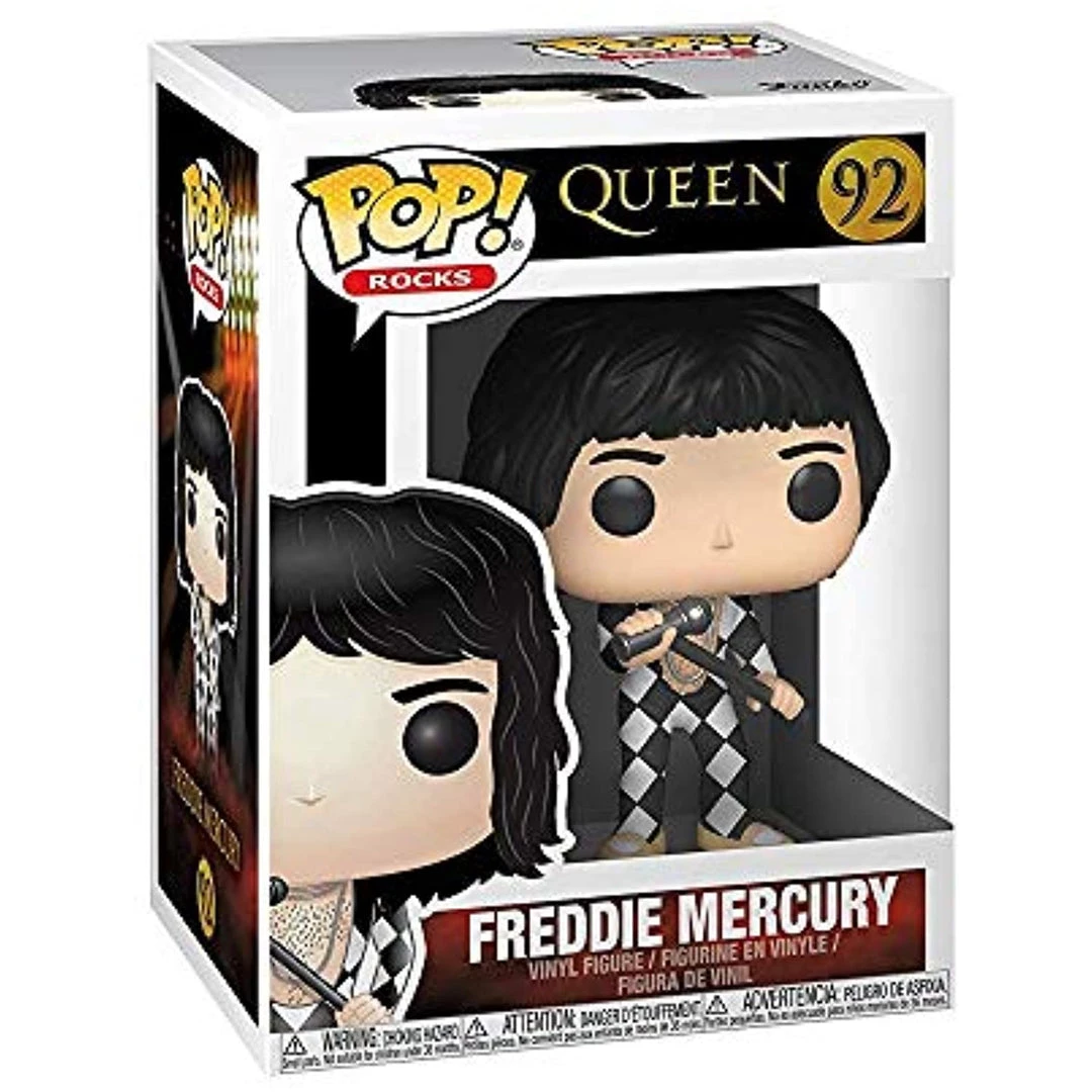 Funko Pop! Rocks: Queen - Freddie Mercury Vinyl Figure W/ Protector 4 Funko Pop! Rocks: Queen - Freddie Mercury Vinyl Figure W/ Protector