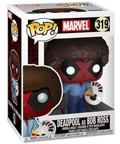 Funko POP! Marvel DEADPOOL As BOB ROSS Figure #319 W/ Protector