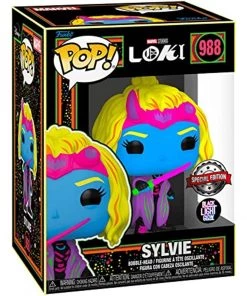 Funko Pop Marvel Loki Sylvie Blacklight W/ Protector