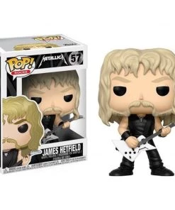 Funko POP! Rocks: Metallica JAMES HETFIELD Figure #57 W/ Protector