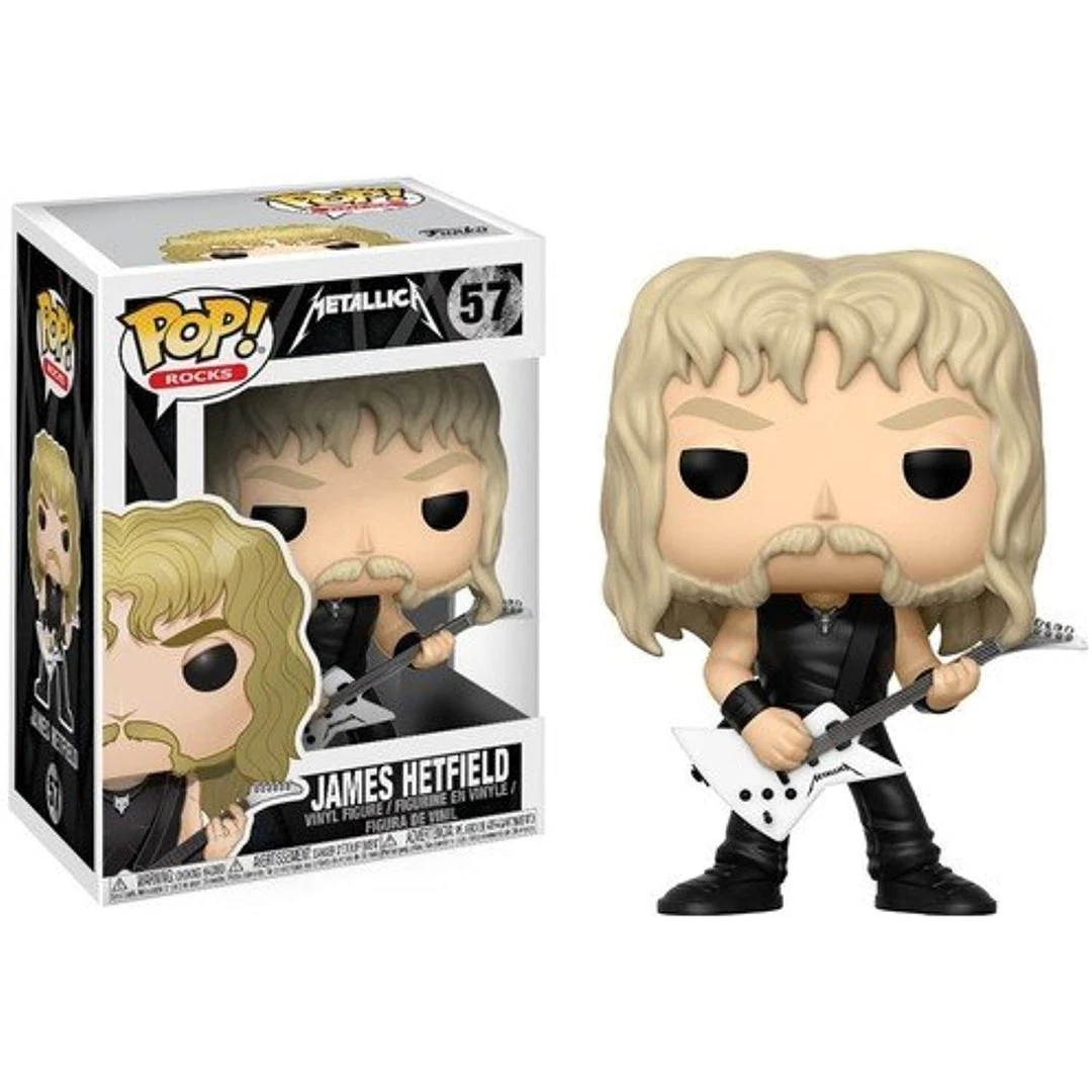 Funko POP! Rocks: Metallica JAMES HETFIELD Figure #57 W/ Protector 3 Funko POP! Rocks: Metallica JAMES HETFIELD Figure #57 W/ Protector