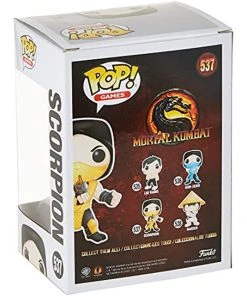 Funko Pop! Games: Mortal Kombat - Scorpion W/Protector 9 Funko Pop! Games: Mortal Kombat - Scorpion W/Protector