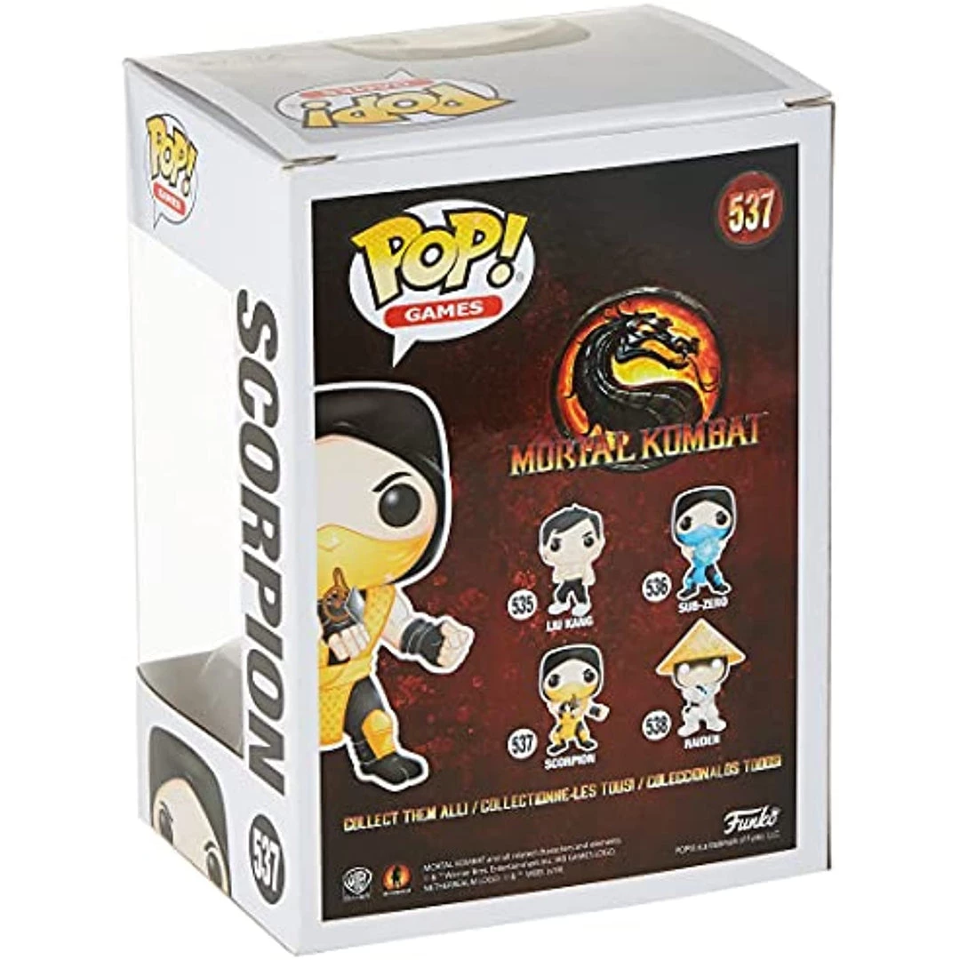Funko Pop! Games: Mortal Kombat - Scorpion W/Protector 6 Funko Pop! Games: Mortal Kombat - Scorpion W/Protector