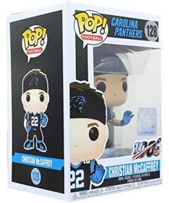 Funko Pop Football NFL Carolina Panthers Christian McCaffrey #128 W/ Protector