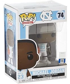 Funko POP! MICHAEL JORDAN University North Carolina Away #74 W/ Protector