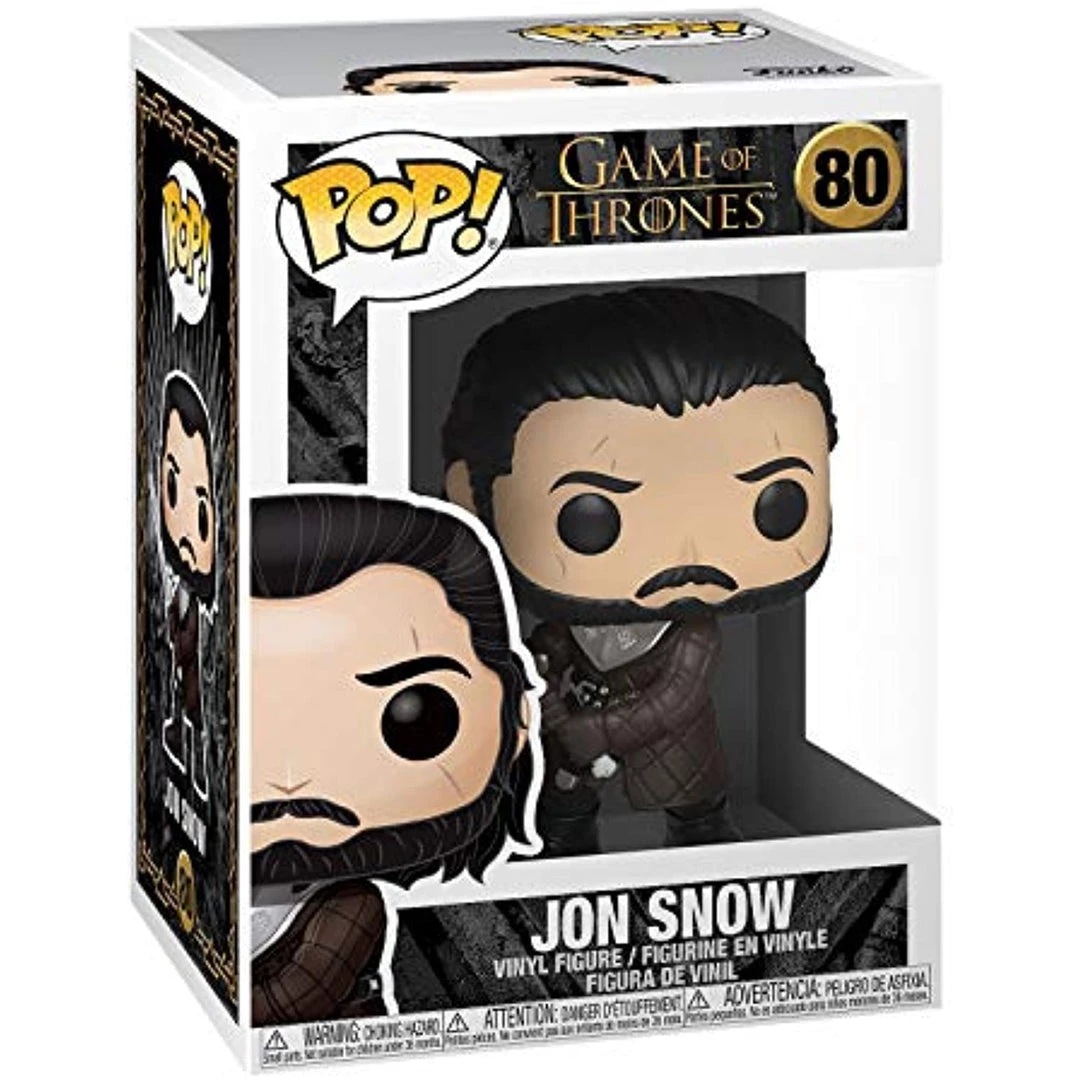 Funko POP! Jon Snow Game Of Thrones Season 8 W/ Protector IN STOCK 6 Funko POP! Jon Snow Game Of Thrones Season 8 W/ Protector IN STOCK