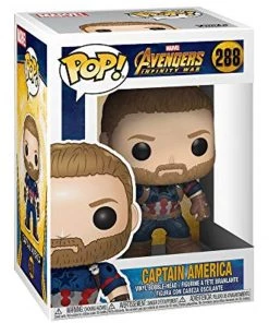 Playsets & Toys Funko POP! Marvel: Avengers Infinity War - Captain America Figure W/ Protector