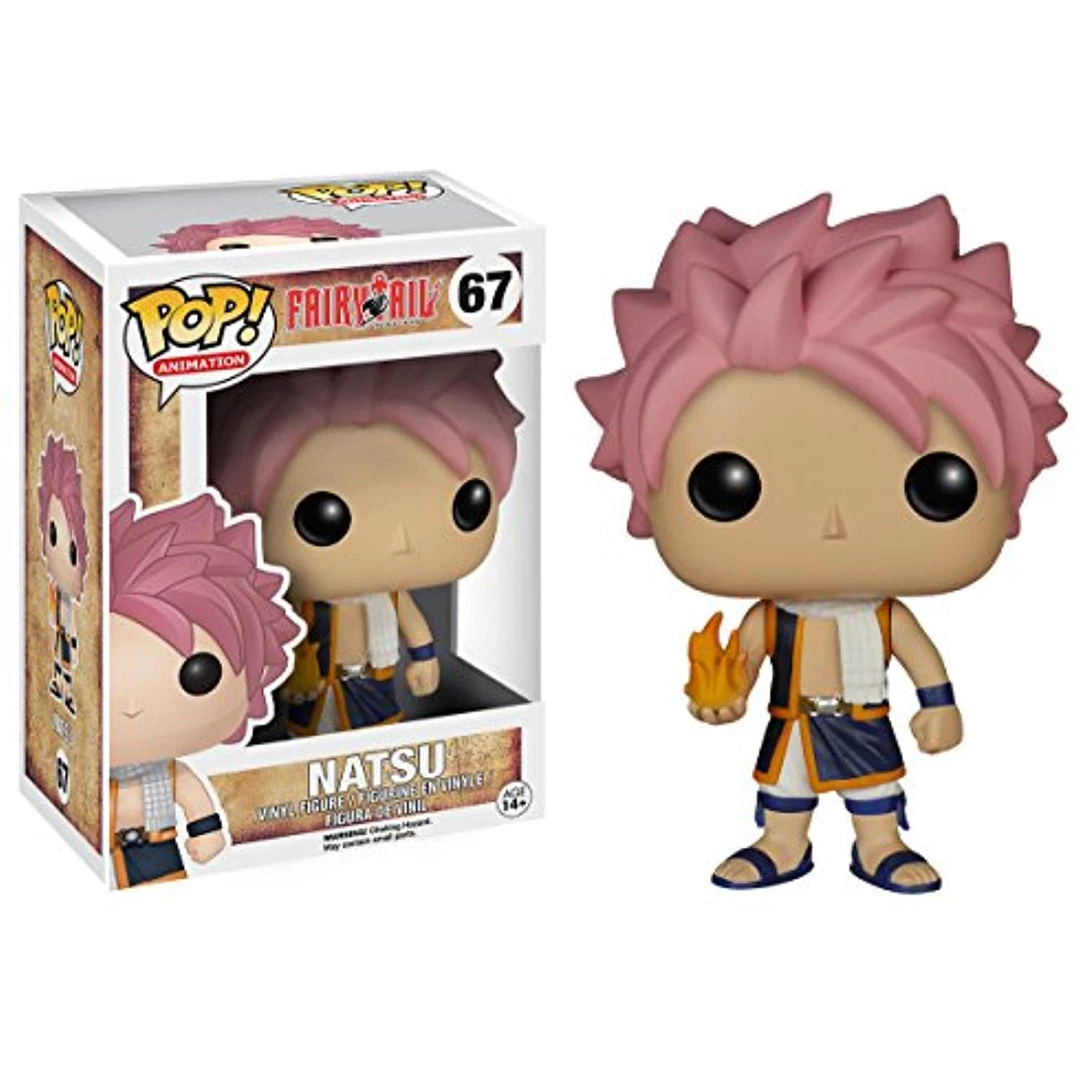 Funko POP! Anime: Fairy Tail NATSU Figure #67 W/ Protector 4 Funko POP! Anime: Fairy Tail NATSU Figure #67 W/ Protector
