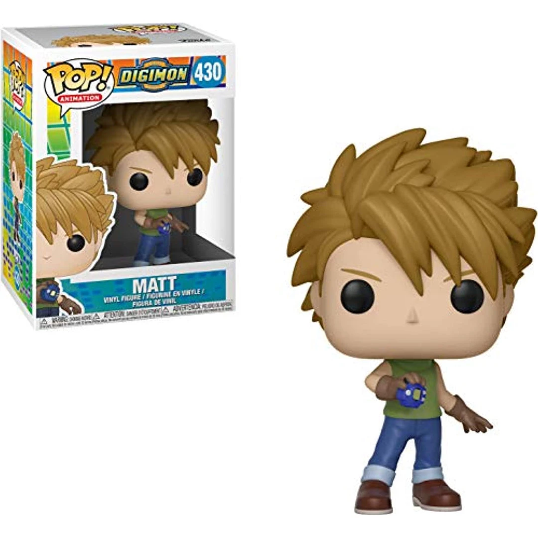 Funko Pop Animation: Digimon - Matt Figure W/Protector 3 Funko Pop Animation: Digimon - Matt Figure W/Protector