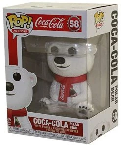 Funko POP! Ad Icons: COCA-COLA POLAR BEAR Figure #58 W/ Protector