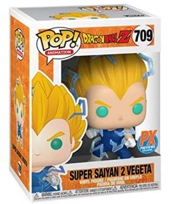 Funko Pop! Animation Dragon Ball Z: Super Saiyan 2 Vegeta Figure PX Previews Exclusive W/Protector