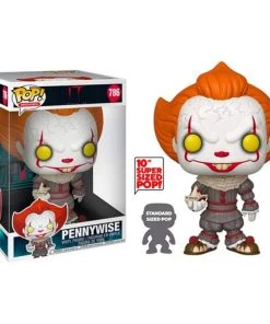 Funko Pop! Movies IT Chapter 2 Pennywise W/Boat Super 10" Figure W/ Protector