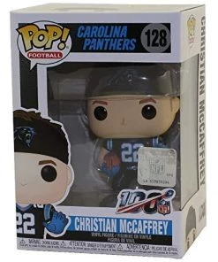 Funko Pop Football NFL Carolina Panthers Christian McCaffrey #128 W/ Protector
