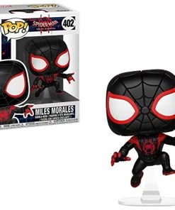 Funko Pop Marvel: Animated Spider-Man Movie Mile Morales Spider-Man Figure W/Protector