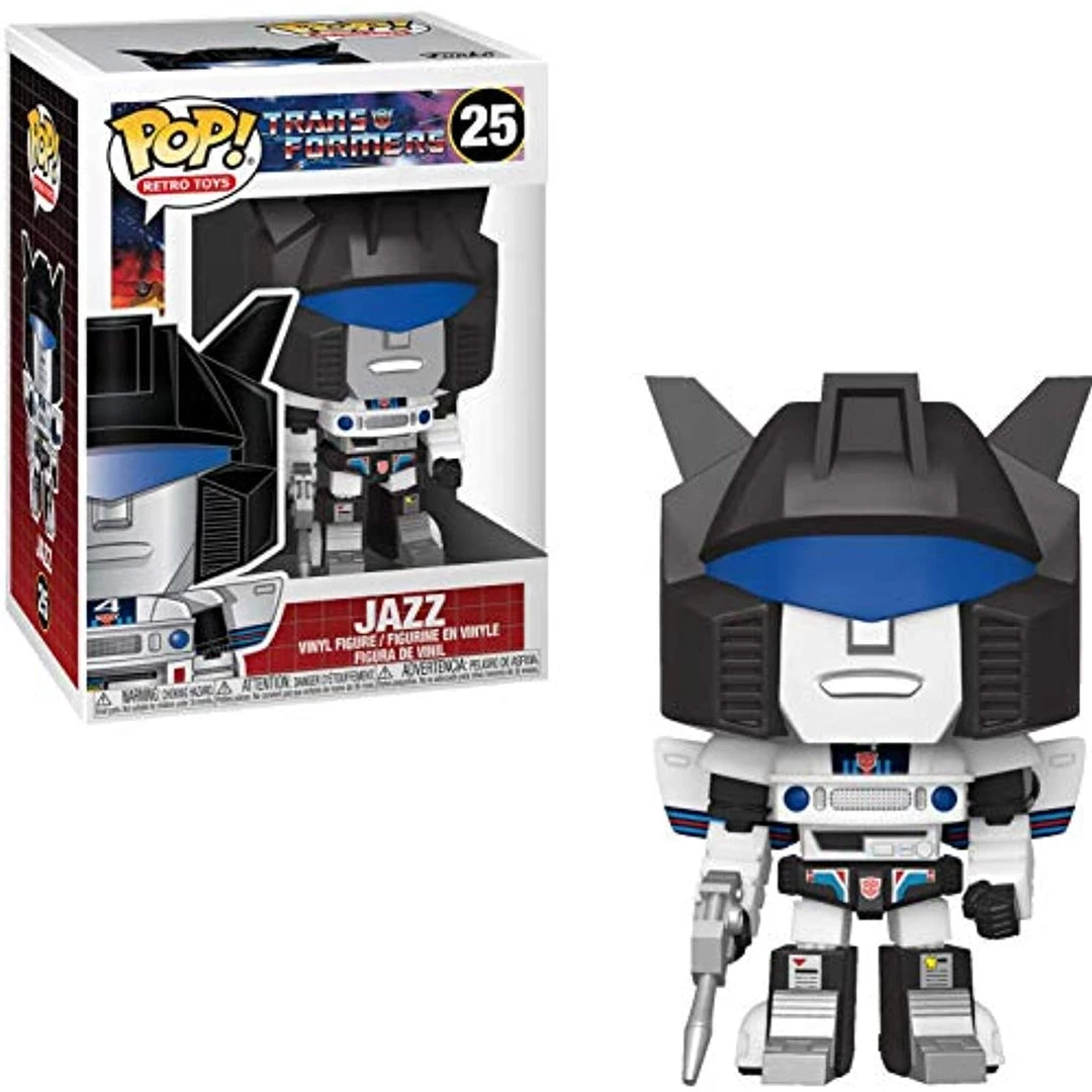 Funko Pop! Retro Toys: Transformers - Jazz Figure W/ Protector IN STOCK 5 Funko Pop! Retro Toys: Transformers - Jazz Figure W/ Protector IN STOCK