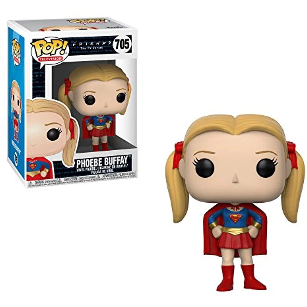 Funko Pop Television: Friends - Superhero Pheobe Figure W/Protector Playsets & Toys 4 Funko Pop Television: Friends - Superhero Pheobe Figure W/Protector Playsets & Toys