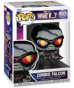 Funko POP Marvel: What If? - Zombie Falcon Figure W/ Protector