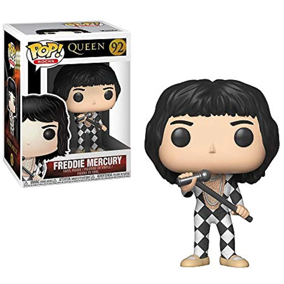 Funko Pop! Rocks: Queen - Freddie Mercury Vinyl Figure W/ Protector 5 Funko Pop! Rocks: Queen - Freddie Mercury Vinyl Figure W/ Protector