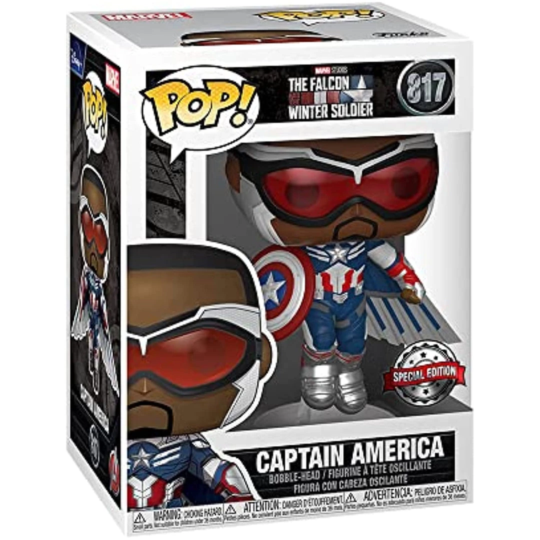 FUNKO POP Captain America The Falcon Winter Soldier Marvel 817 4 FUNKO POP Captain America The Falcon Winter Soldier Marvel 817