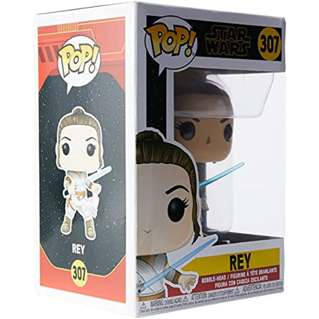 Funko Pop! Star Wars: Episode 9, Rise Of Skywalker - Rey Figure W/ Protector Playsets & Toys 7 Funko Pop! Star Wars: Episode 9, Rise Of Skywalker - Rey Figure W/ Protector Playsets & Toys