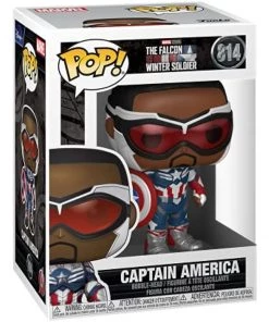 Funko Pop! Marvel: Falcon And The Winter Soldier - Captain America (Sam Wilson) W/ Protector