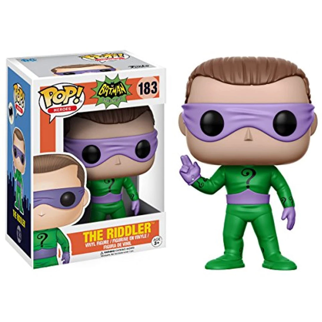 Funko POP! Batman Classic 1966 TV Series RIDDLER Figure #183 W/Protector 4 Funko POP! Batman Classic 1966 TV Series RIDDLER Figure #183 W/Protector