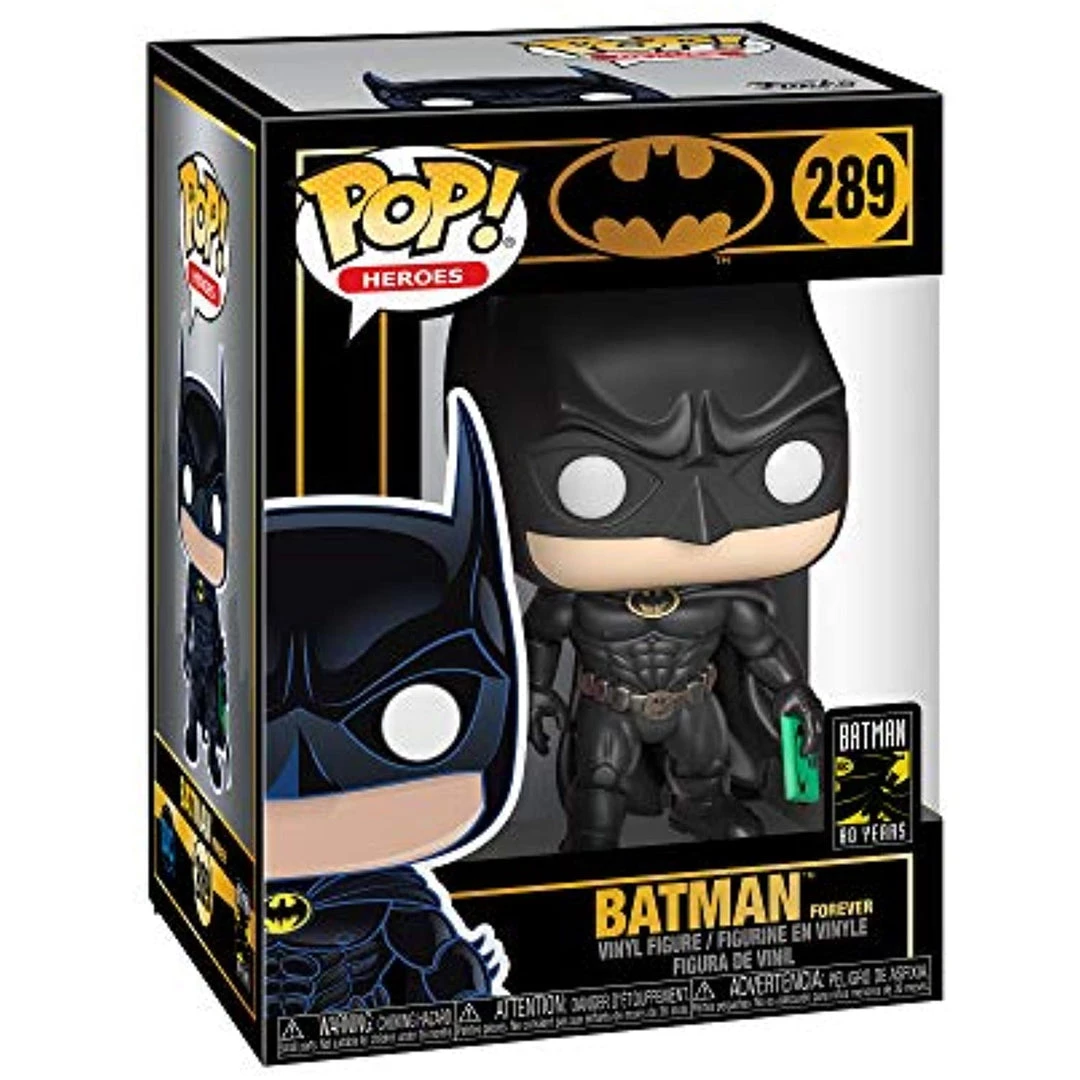 Funko Pop! Heroes: Batman 80th - Batman (1995) Figure W/ Protector Playsets & Toys 4 Funko Pop! Heroes: Batman 80th - Batman (1995) Figure W/ Protector Playsets & Toys