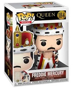 Funko Pop! Rocks: Freddie Mercury King Figure W/ Protector Playsets & Toys