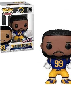 Toystops Funko POP! NFL Los Angeles Rams AARON DONALD #130 Figure W/ Protector