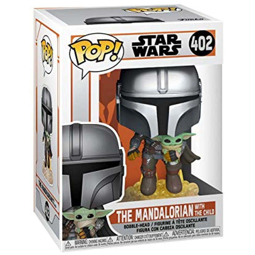 Funko POP! Star Wars The MANDALORIAN W/ The CHILD #402 DAMAGE BOX 4 Funko POP! Star Wars The MANDALORIAN W/ The CHILD #402 DAMAGE BOX